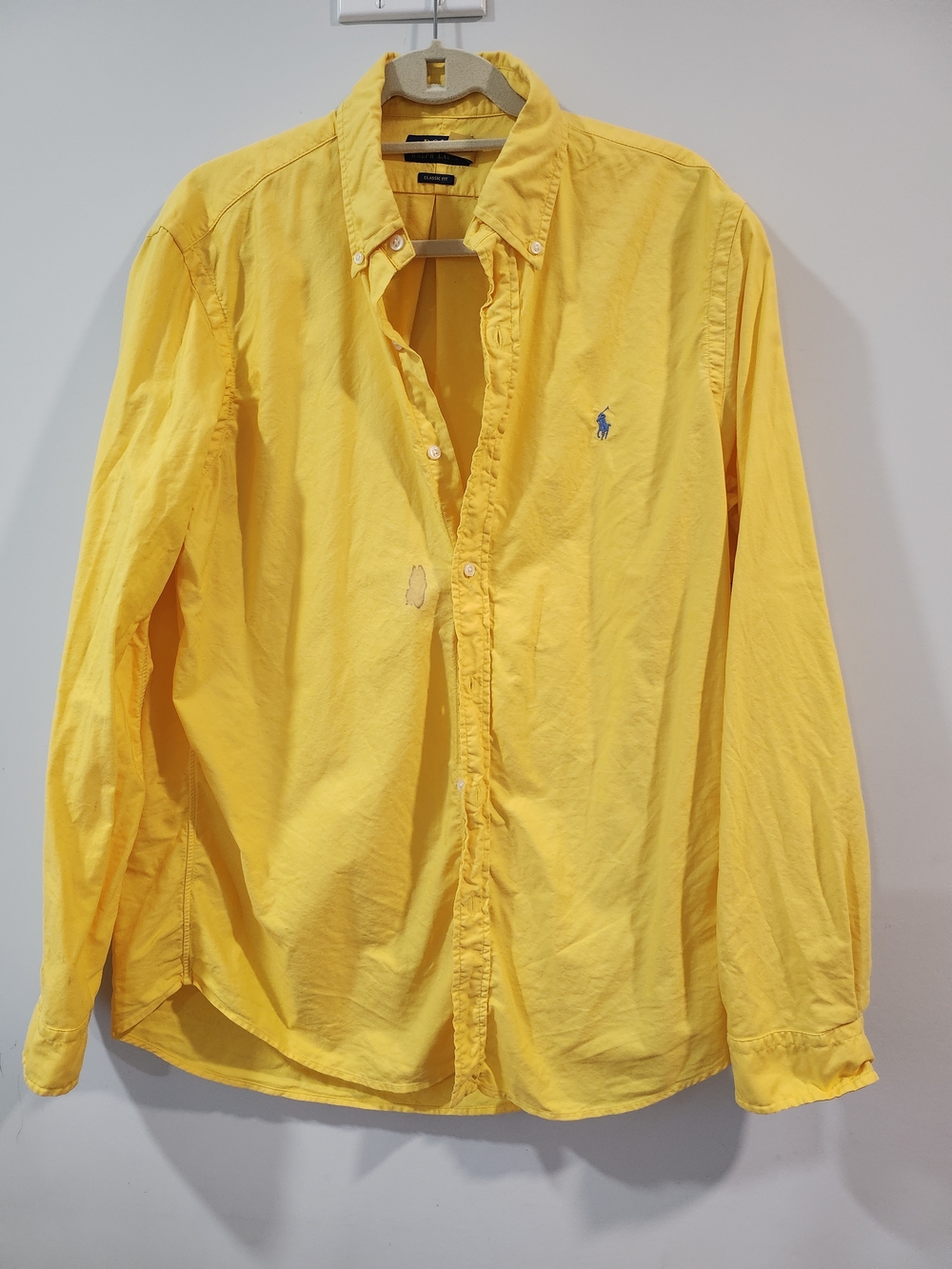 Polo by Ralph Lauren Bright Yellow Long-Sleeve Button-Down Shirt